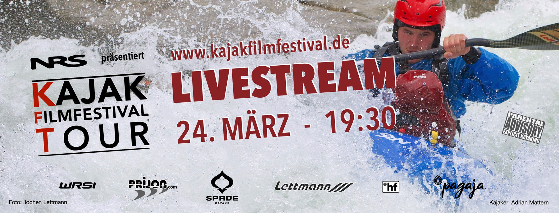 23. Kajakfilmfestival - Livestream am 24. März um 19:30 (Info, Trailer und Link zum Livestream)