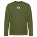 Spade Logo Premium Organic Long Sleeve Shirt - khaki