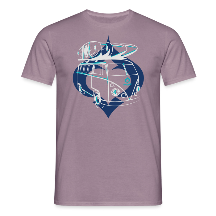 On the road to the river T-Shirt - purple-grey 