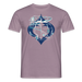 On the road to the river T-Shirt - purple-grey 
