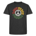 Paddlers for peace Männer Premium T-Shirt - Anthrazit meliert
