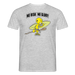 No risk no glory T-Shirt - heather grey