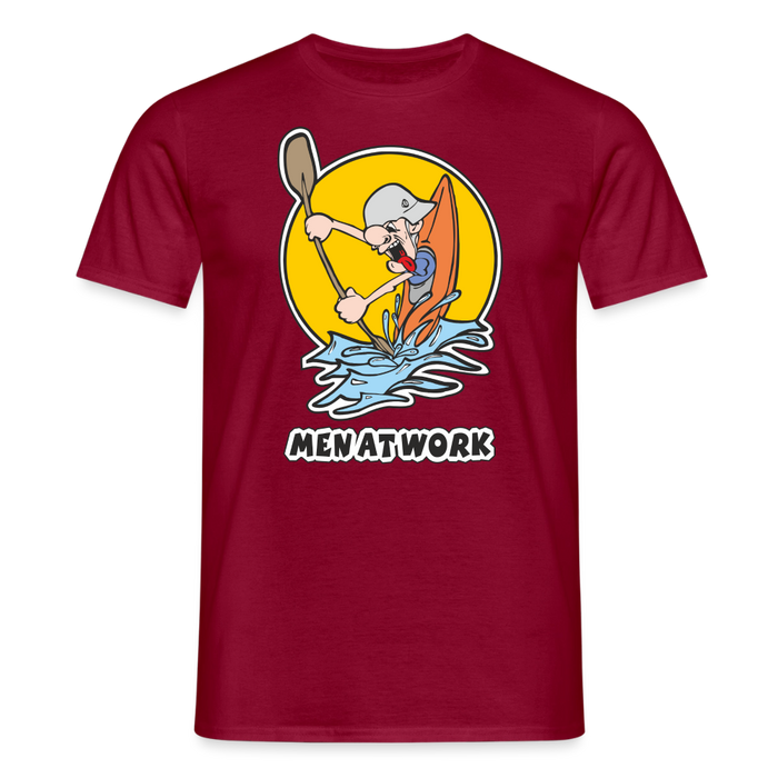 Men at work T-Shirt - brick red