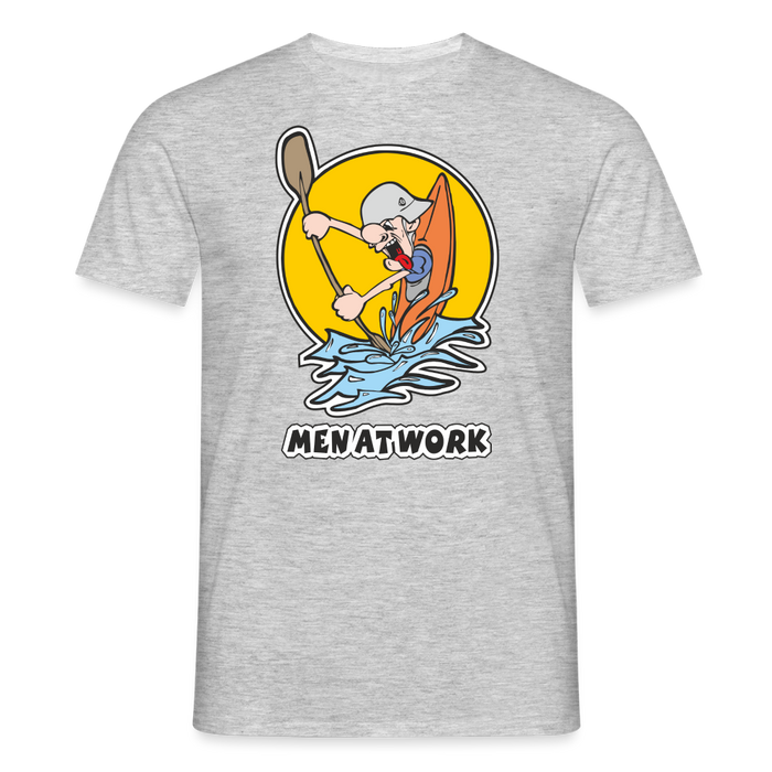 Men at work T-Shirt - heather grey