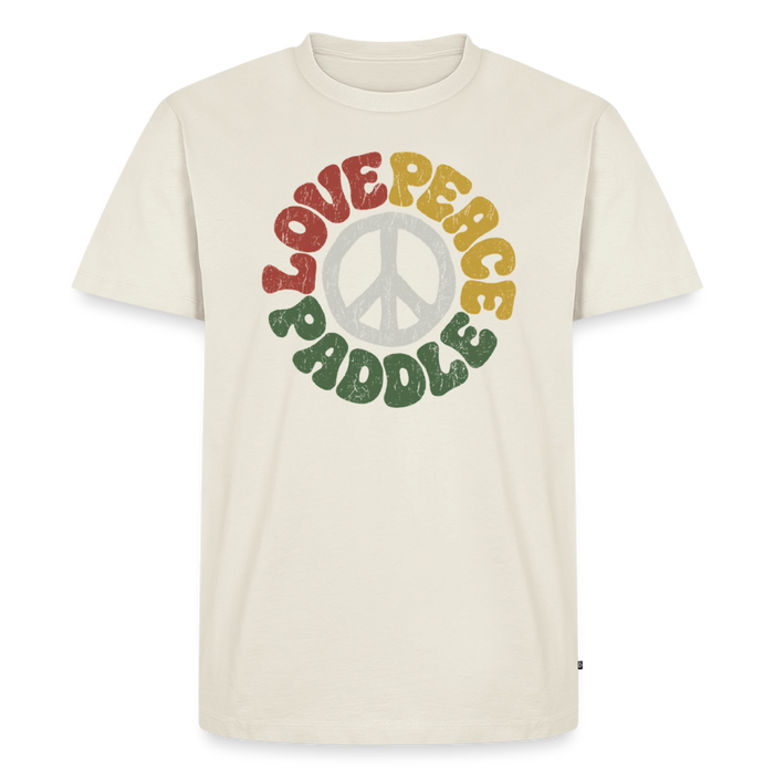 Paddlers for peace Männer Premium T-Shirt - Naturweiß