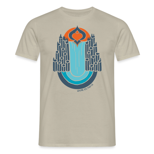 Where you find us T-Shirt - sand beige