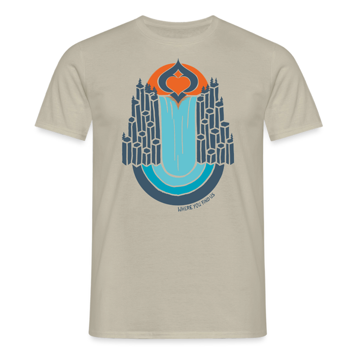 Where you find us T-Shirt - sand beige
