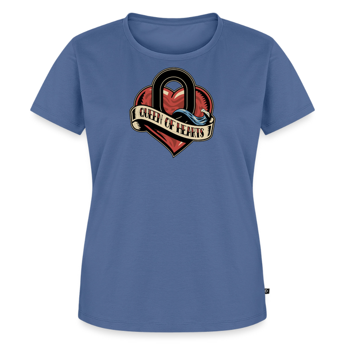 Queen of HeartsWomen’s Premium T-Shirt - stone blue
