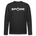 Men's Spade Logo Premium Organic Long Sleeve Shirt - heather anthracite