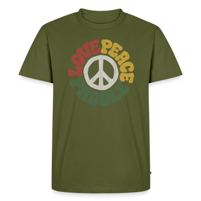 Paddlers for peace Männer Premium T-Shirt - Khaki