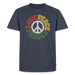 Paddlers for peace Männer Premium T-Shirt - Jeansblau 