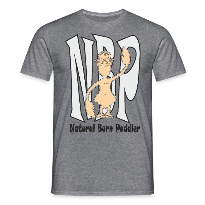 Natural Born Paddler T-Shirt - Graphit meliert