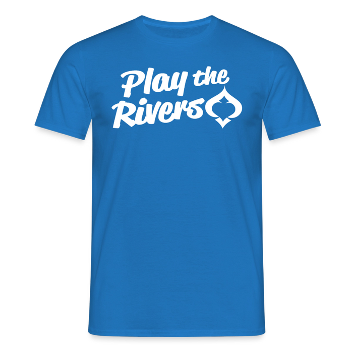 Play the rivers T-Shirt - royal blue