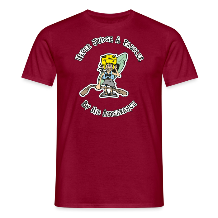 Never judge a paddler T-Shirt - brick red