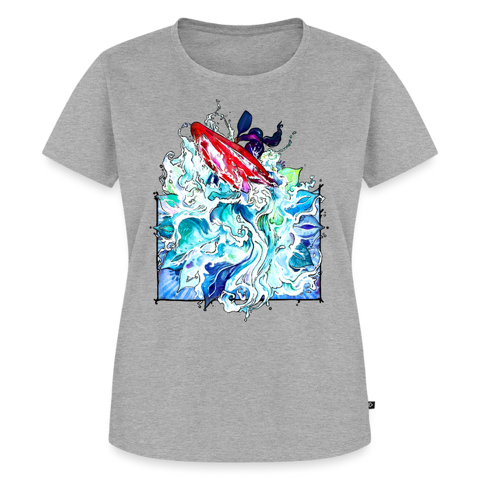 ShaktiFrauen Premium T-Shirt - Grau meliert