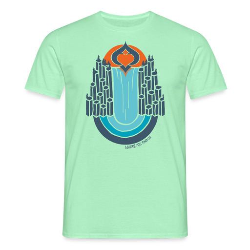 Where you find us T-Shirt - mint green