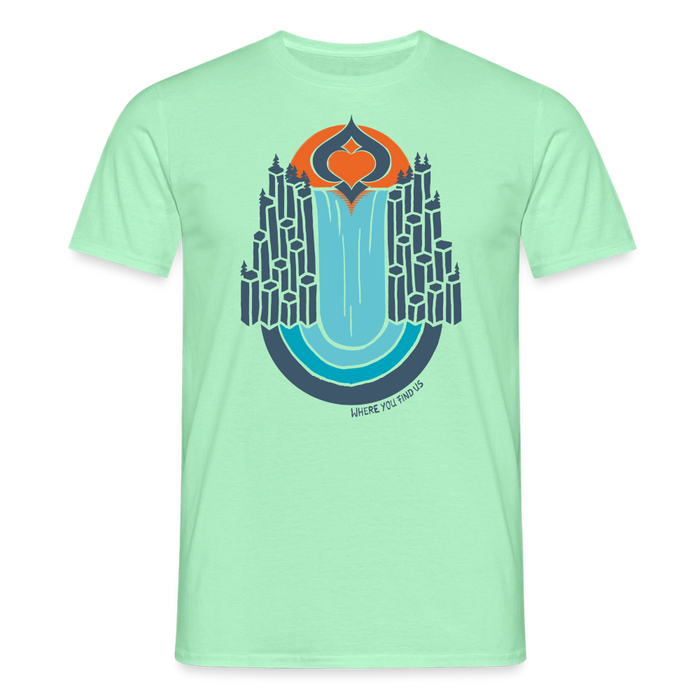 Where you find us T-Shirt - mint green