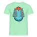 Where you find us T-Shirt - mint green