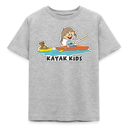 Kids' T-Shirt Girls - heather grey