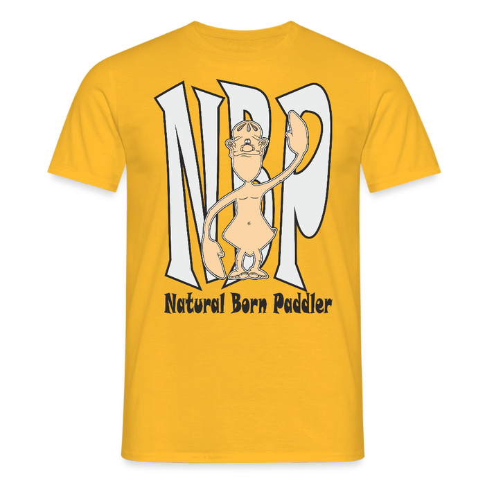 Natural Born Paddler T-Shirt - Gelb
