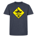 Men’s Premium T-Shirt Paddler Xing - heather denim