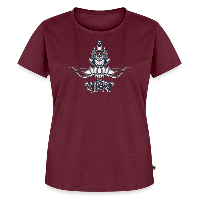 Shakti Frauen Premium T-Shirt - Burgunderrot