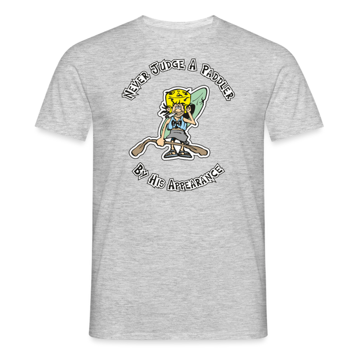 Never judge a paddler T-Shirt - heather grey
