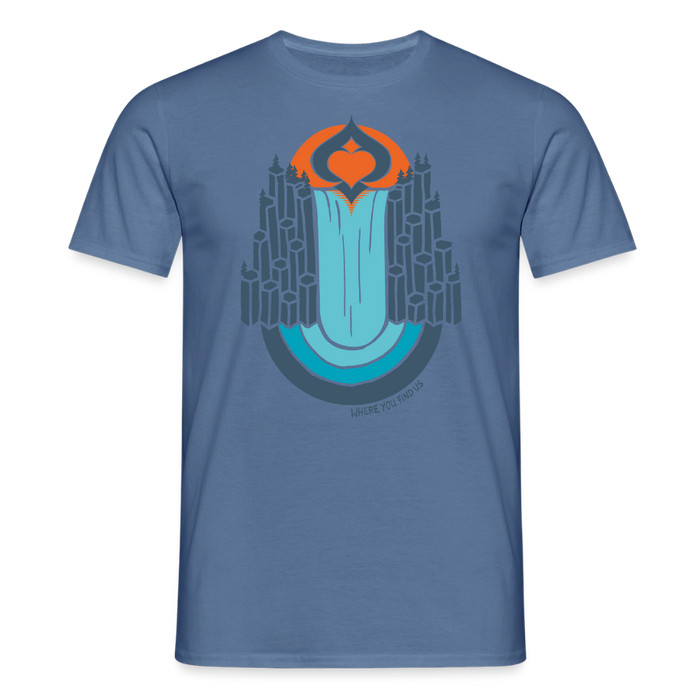 Where you find us T-Shirt - dove blue 