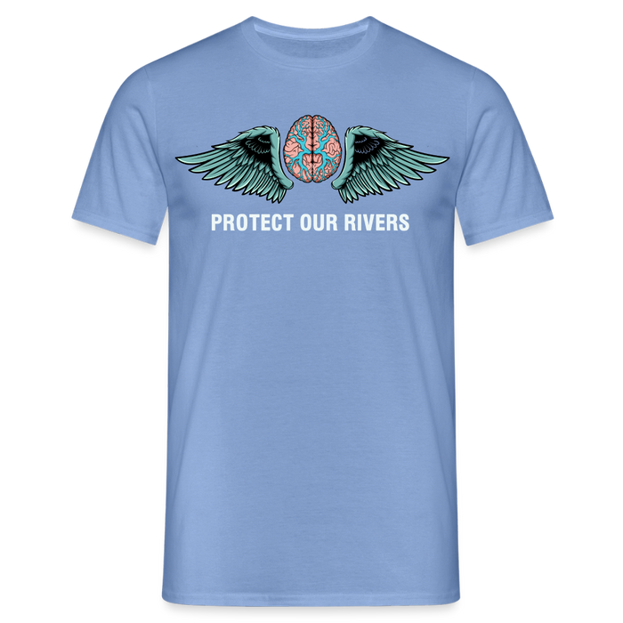 Protect our rivers T-Shirt - carolina blue