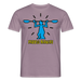 Men's T-Shirt - purple-grey 