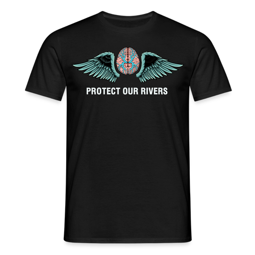 Protect our rivers T-Shirt - black