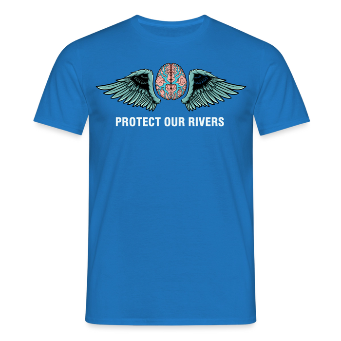 Protect our rivers T-Shirt - royal blue