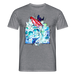 Kayak Spirit Männer Bio-T-Shirt mit V-Ausschnitt von Stanley & Stella - Graphit meliert