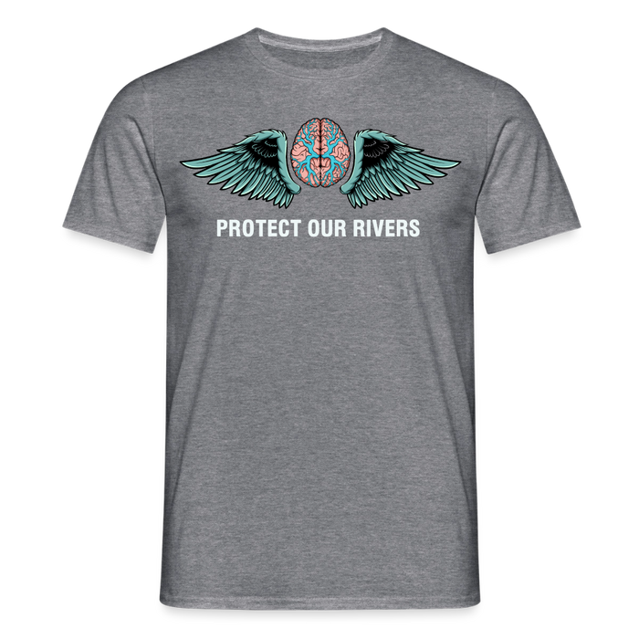 Protect our rivers T-Shirt - graphite heather