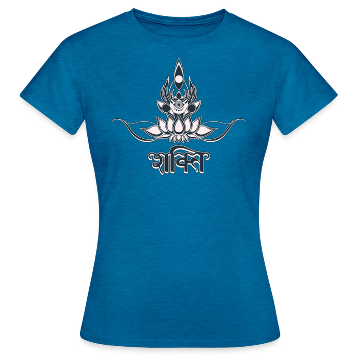 Women's Shakti T-Shirt - Antikblaues Saphir meliert