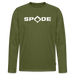 Men's Spade Logo Premium Organic Long Sleeve Shirt - khaki