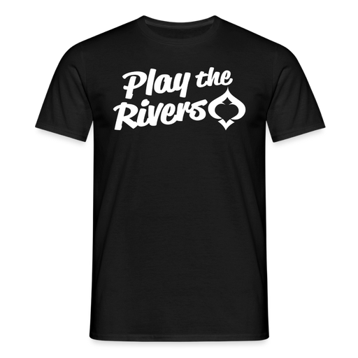 Play the rivers T-Shirt - black