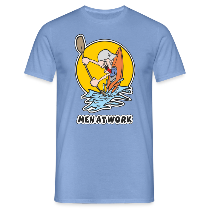 Men at work T-Shirt - carolina blue