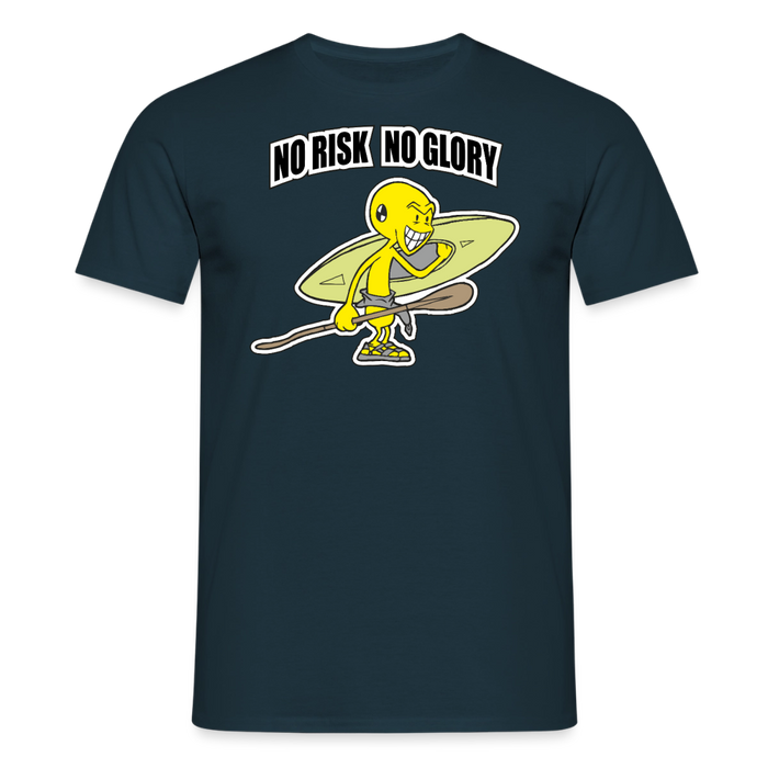 No risk no glory T-Shirt - navy