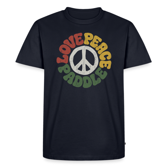 Paddlers for peace Männer Premium T-Shirt - Navy