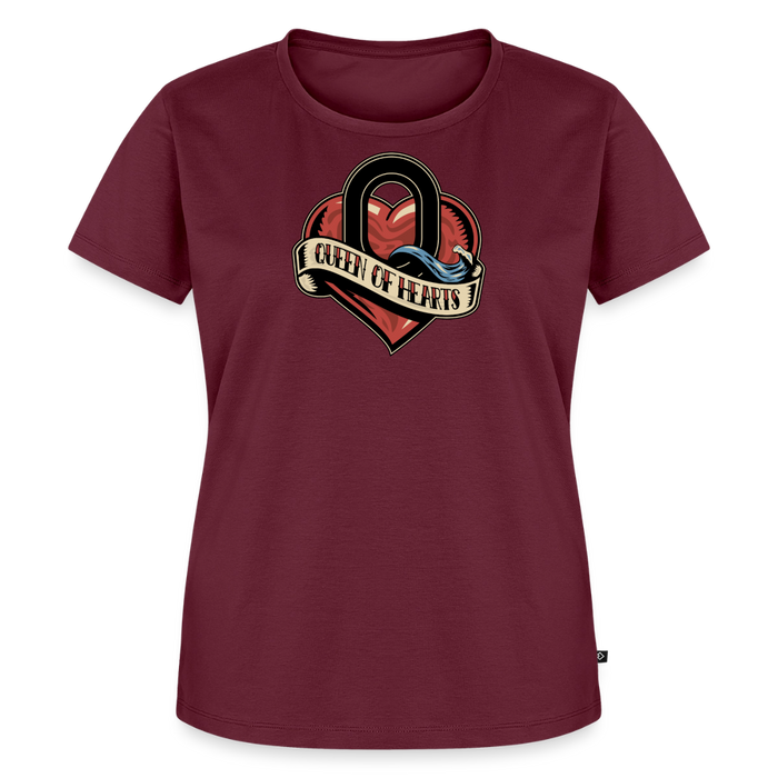 Queen of HeartsWomen’s Premium T-Shirt - burgundy