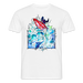 Kayak Spirit Männer Bio-T-Shirt mit V-Ausschnitt von Stanley & Stella - Weiß