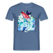 Kayak Spirit Männer Bio-T-Shirt mit V-Ausschnitt von Stanley & Stella - Taubenblau 