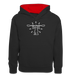Paddle Maniac Teenager Kontrast-Hoodie - Schwarz/Rot