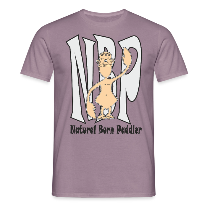 Natural Born Paddler T-Shirt - Lilagrau 