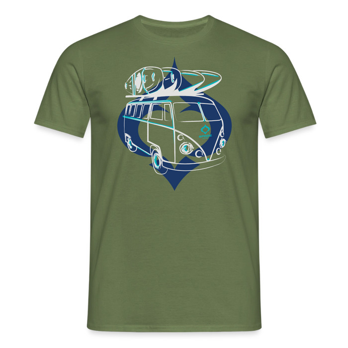 On the road to the river T-Shirt - military green