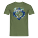 On the road to the river T-Shirt - military green