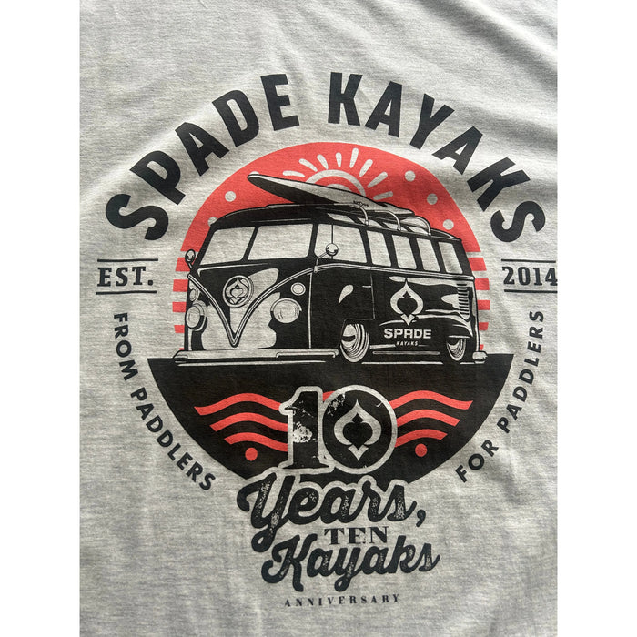 Spade Kayaks 10-Jahres Jubiläums T-Shirts