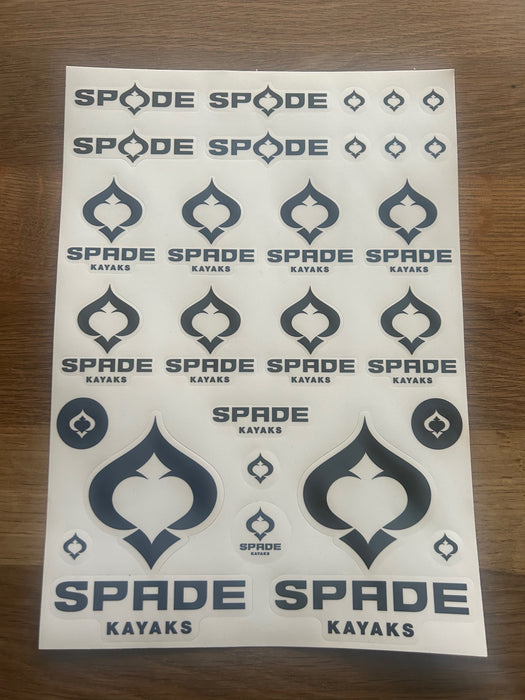 Spade Kayaks Stickerbogen